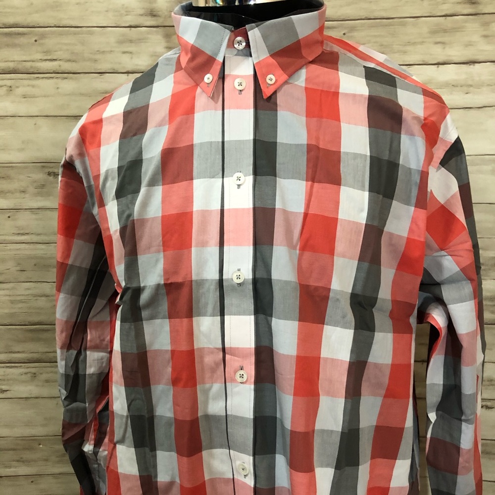 Men NEW! Roger Kent Sport Plaid Shirt XL n70 - Picture 1 of 6